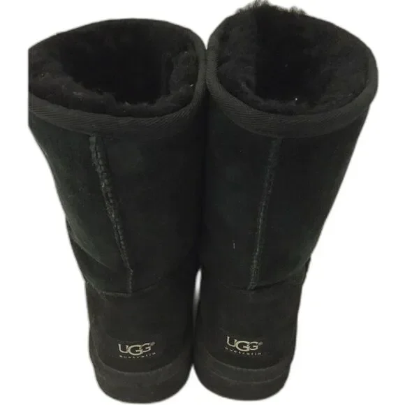 UGG Women's Black Fleece Lined Boots - Picture 2 of 5
